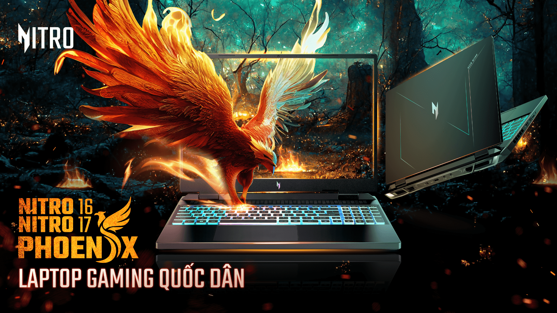 Laptop Gaming Quốc Dân 2023 RTX 4050 - Nitro 16 Phoenix & Nitro 17 Phoenix - KV